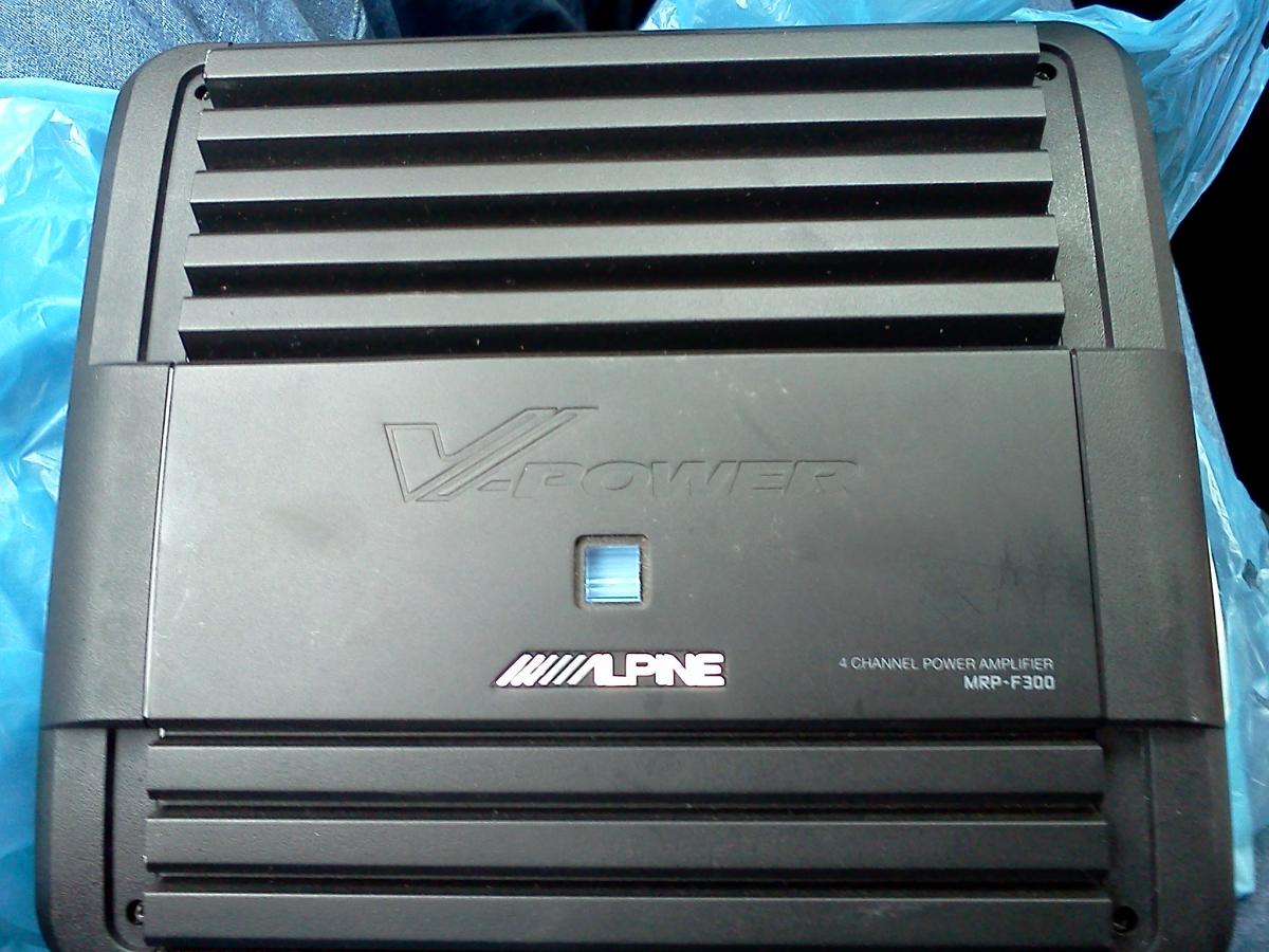 For Sale Alpine MRP-F300 300w 4-Channel Amp - Cobalt SS Network
