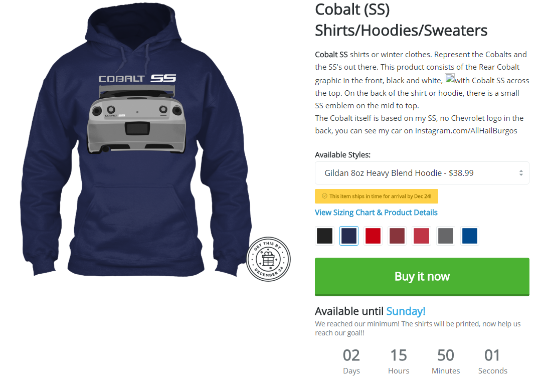 Cobalt SS Shirts/Hoodies/LongSleeveShirts! - Cobalt SS Network